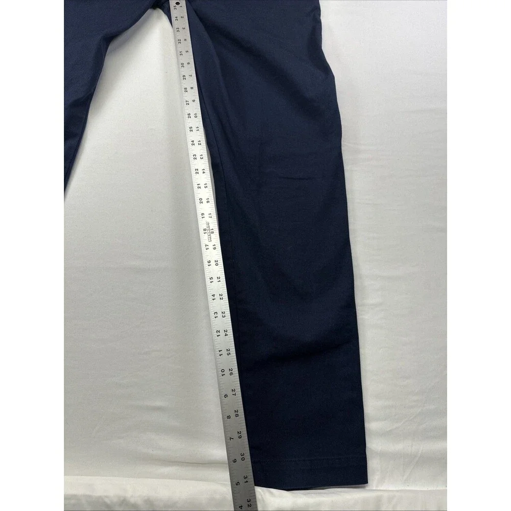 Banana Republic Men's Chinos 99% Cotton Slim Fit Size 34x34 Navy Blue